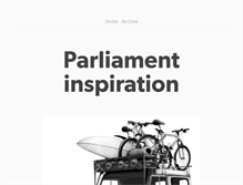 Tablet Screenshot of inspiration.weareparliament.com